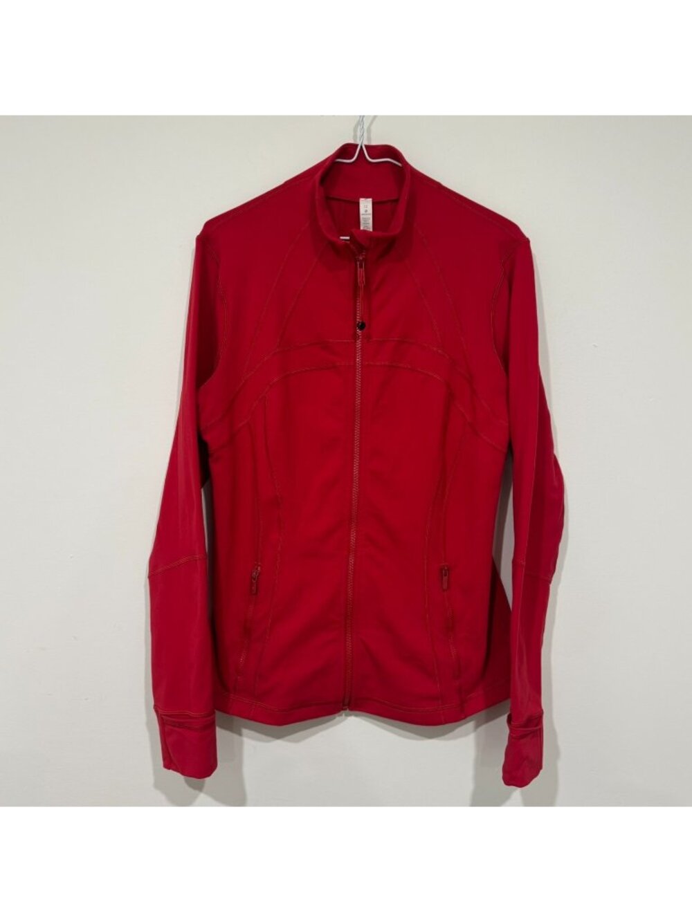 Lululemon Define Jacket *Luon Size 12 Dark Red Rare Colour!